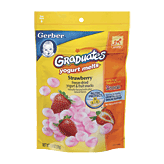 Gerber Graduates&nbsp;Yogurts Melts&nbsp;strawberry, freeze dried whipped yogurt & fruit snacks Full-Size Picture